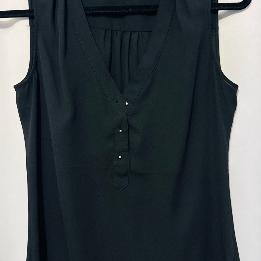 Express Black V-Neck Blouse